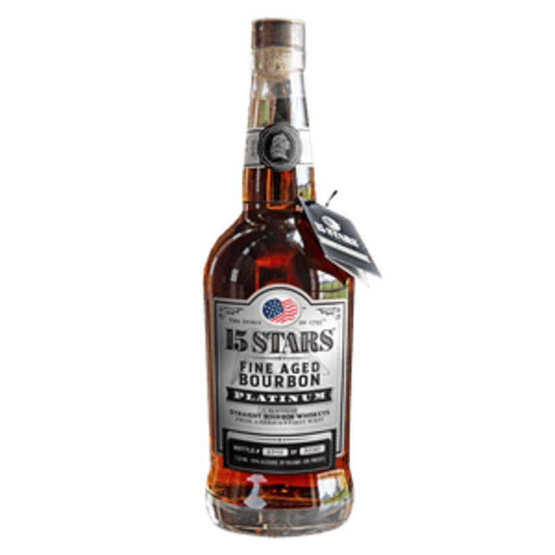 15 Stars Platinum Straight Bourbon Whiskey