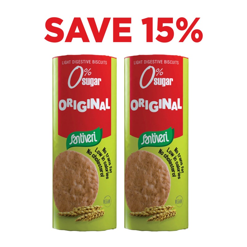 Santiveri Digestive Light biscuit original 190g x 2 – Save 15%