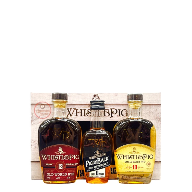 WHISTLEPIG RYE WHISKEY PIGLETS PACK