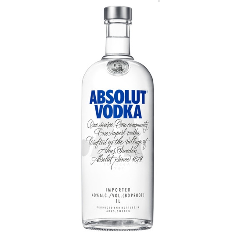 Absolut Blue Label Vodka – Litre
