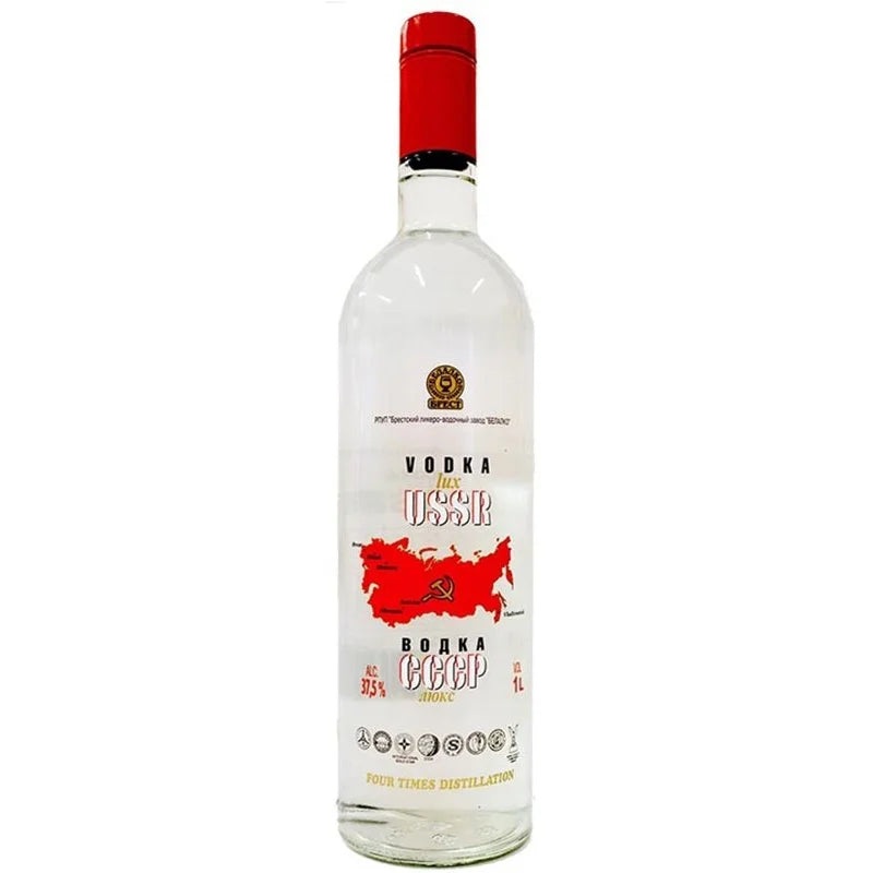 USSR Vodka 37.5% 1L 6 Pack Bundle Deal
