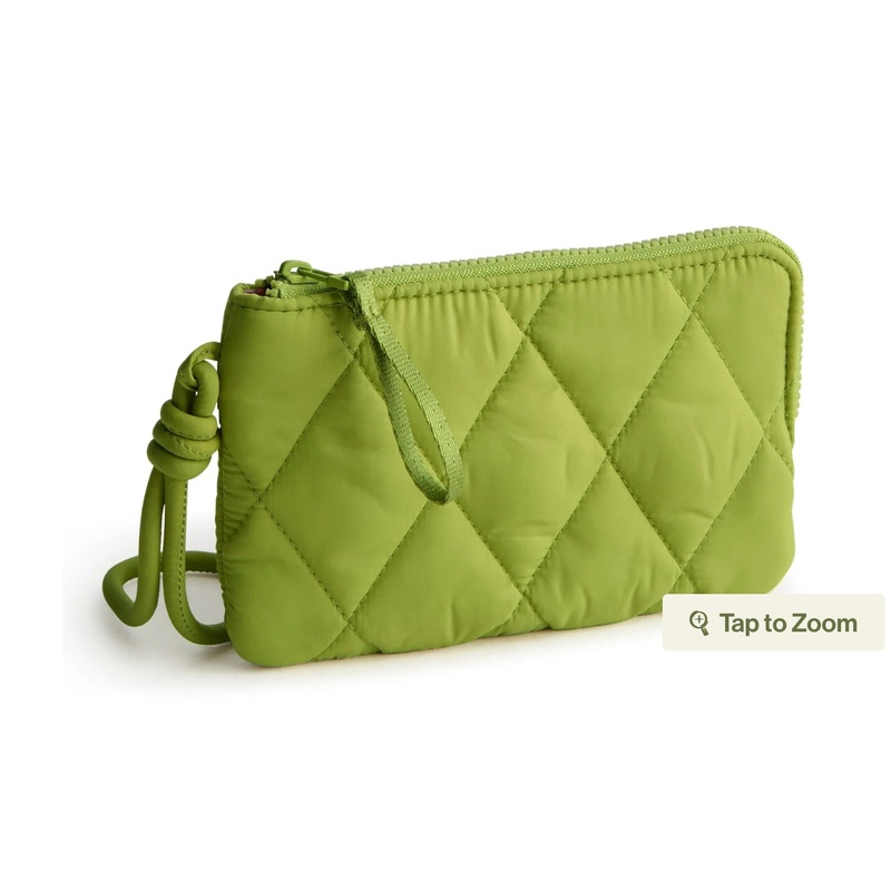 Vera Bradley Zip Wristlet Spinach Green