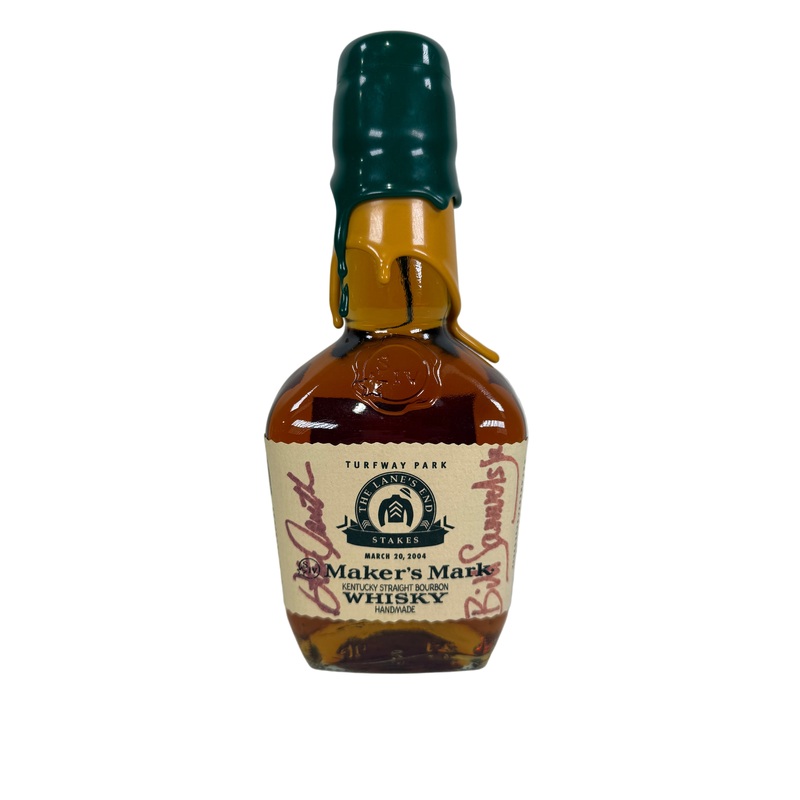 2004 Maker’s Mark ‘Turfway Park’ Kentucky Straight Bourbon Whiskey 375ml Signed