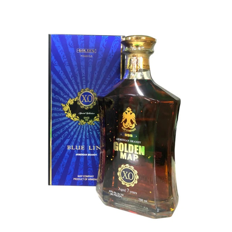Golden Map X.O 7 Year Old Armenian Brandy