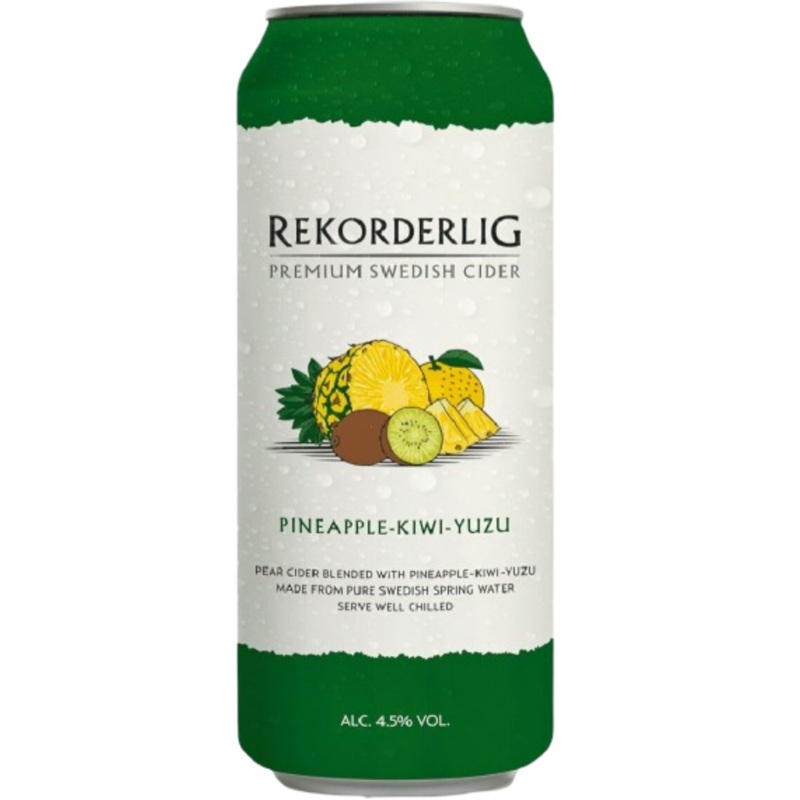 Rekorderlig Cider – Pineapple-Kiwi-Yuzu 50cl x 1 Can