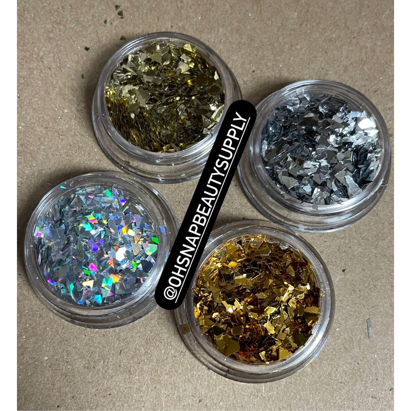 Holographic & Gold Flakes (4colors)