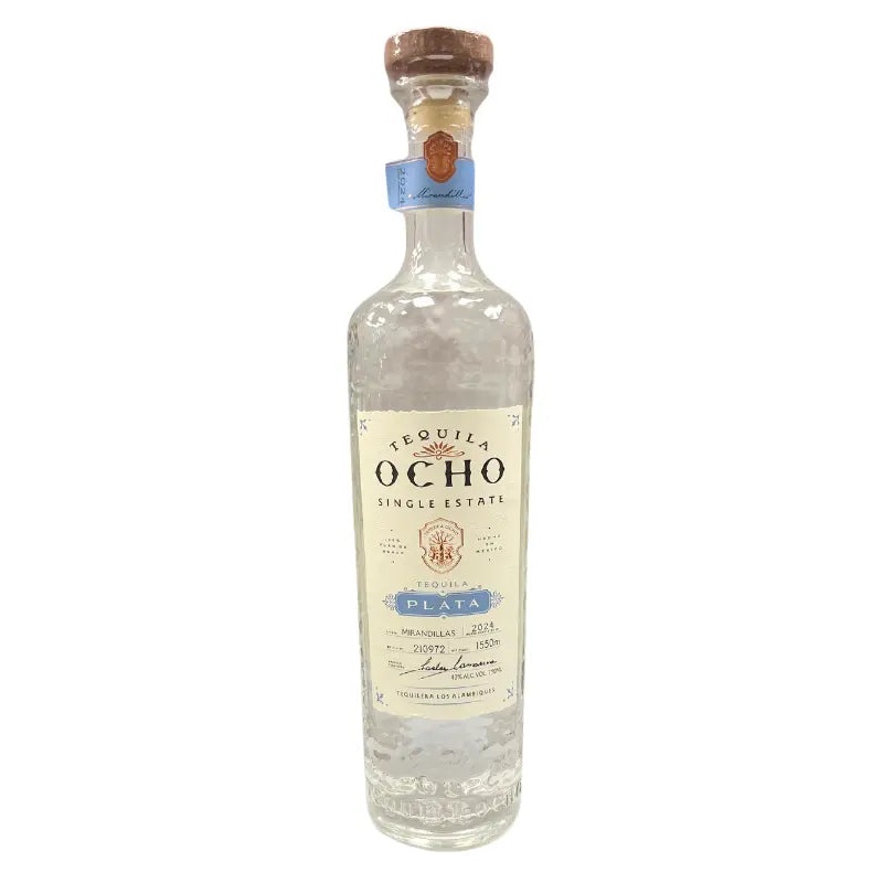 Tequila Ocho Plata Tequila Mirandillas Estate 2024 750mL