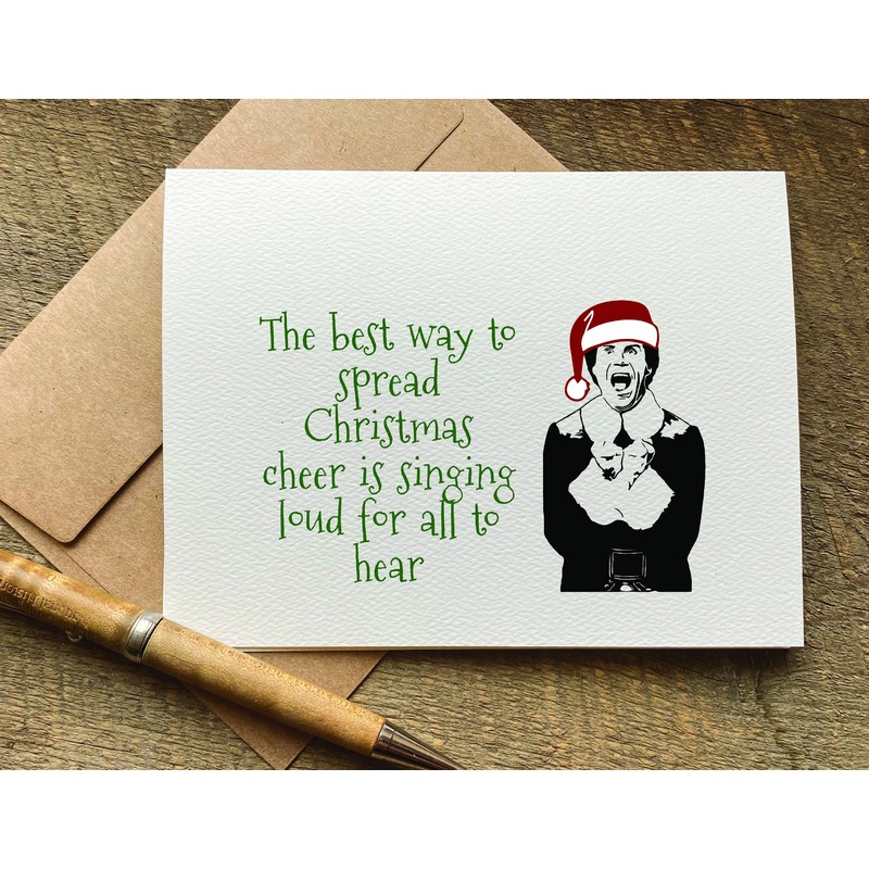 the best way to spread christmas cheer / christmas card