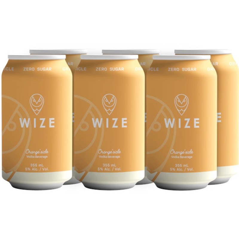 WIZE – ORANGE’SICLE SODA 6 CANS SUGAR FREE