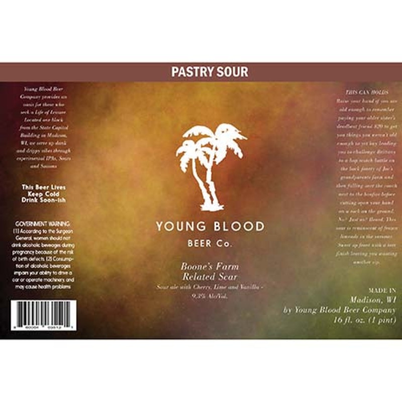 Young Blood Boone’s Farm Related Scar Sour Ale