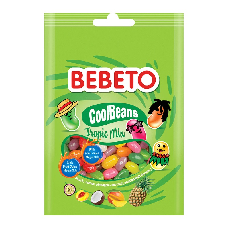 Bebeto Jelly Beans 60g Tropic Mix