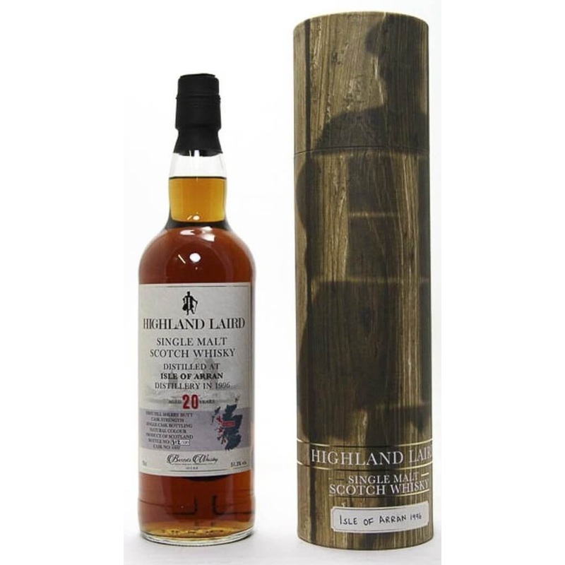 Arran 20 Year Old 1996 (cask 1337) – Highland Laird (Bartels Whisky) – 70cl