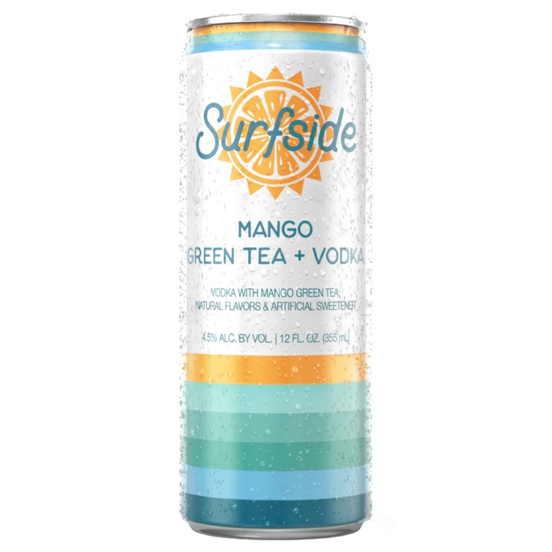 Surfside Mango Green Tea + Vodka