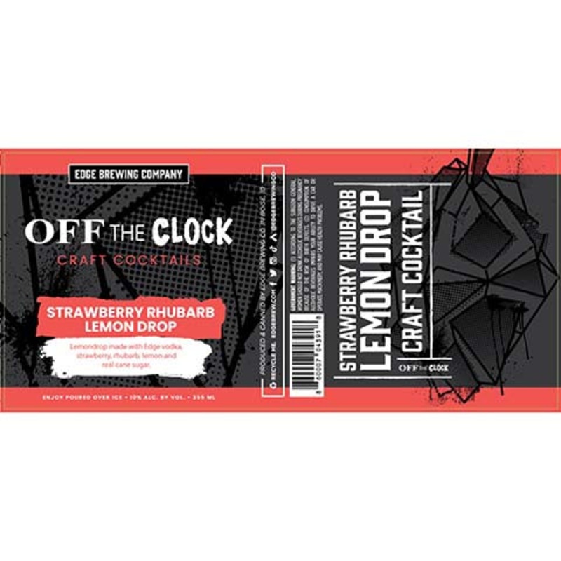 Off the Clock Strawberry Rhubarb Lemondrop
