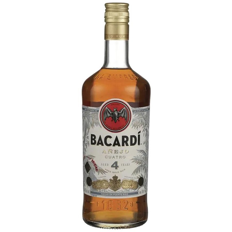 Bacardi Anejo Cuatro Rum 750ML