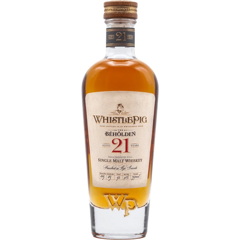 WhistlePig The Bhlden 21 Year Single Malt Whiskey