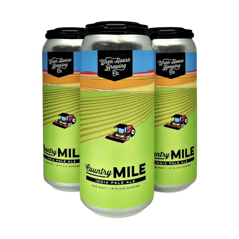 Wren House Brewing Co. Country Mile IPA Beer 4-Pack