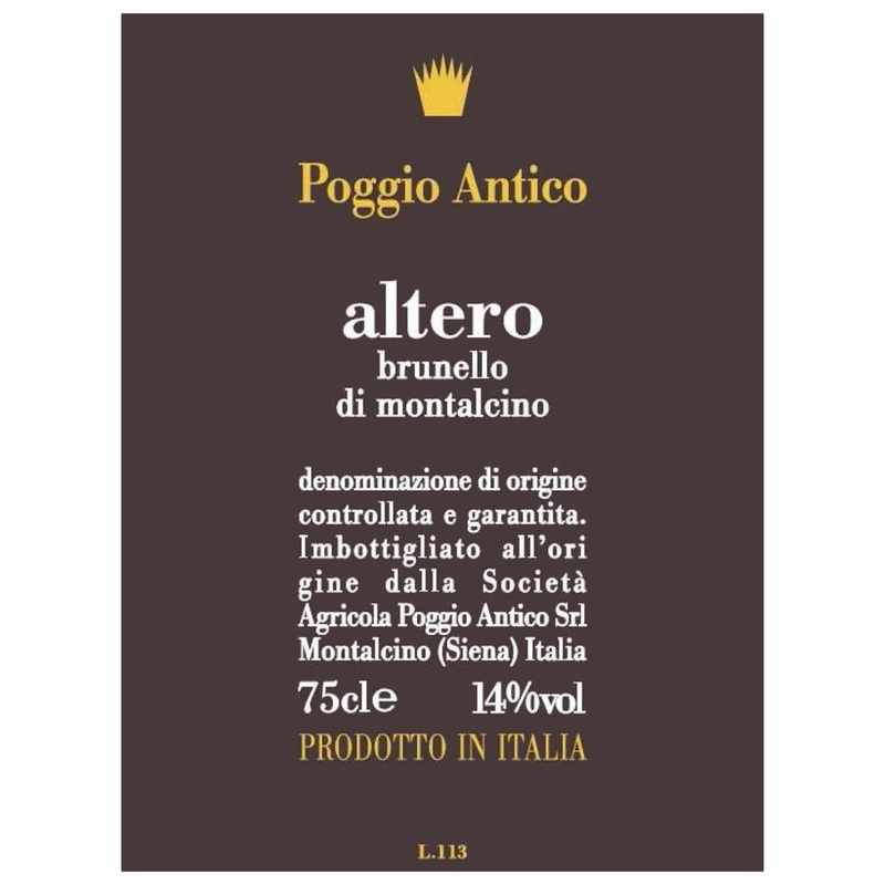 Poggio Antico Brunello di Montalcino Altero 2015
