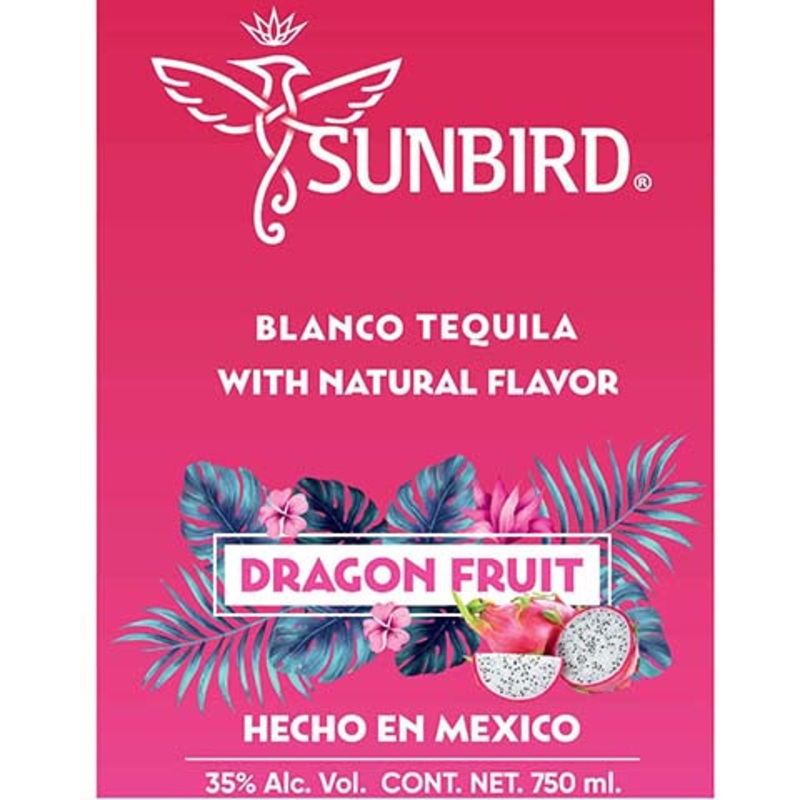 Sunbird Dragon Fruit Blanco Tequila