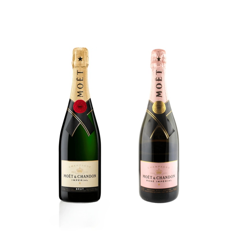 Moet & Chandon Brut & Rose Champenge Bundle