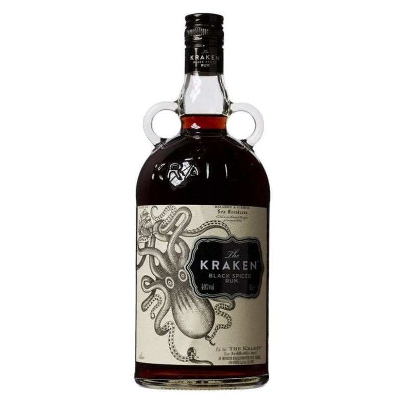 The Kraken Black Spiced Rum 1ltr