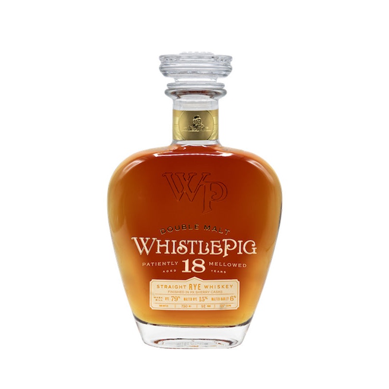 WhistlePig Double Malt 18 Year Old Rye Whiskey 4th Edition