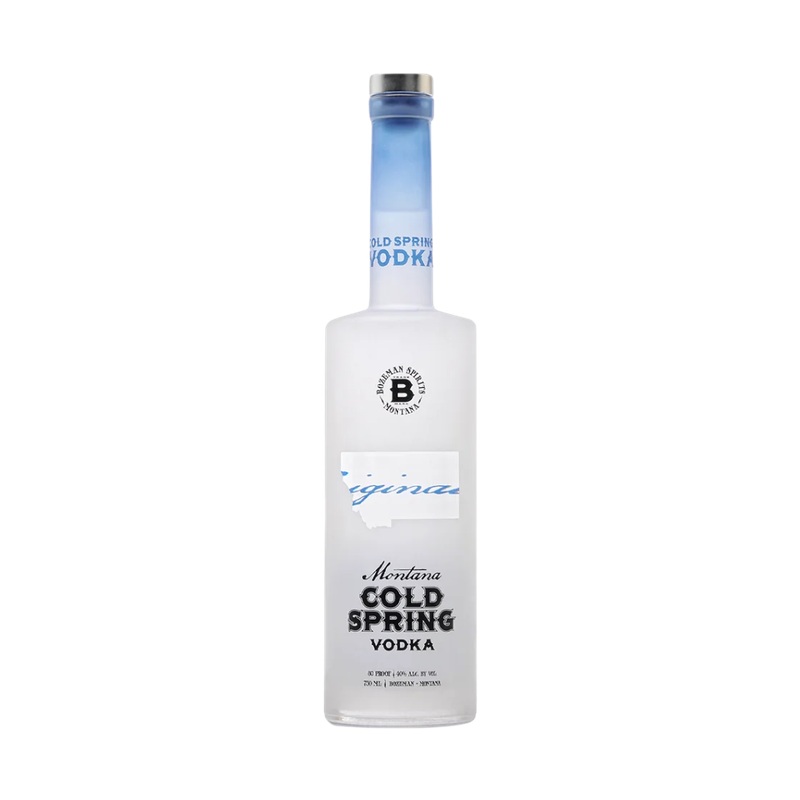 Bozeman Spirits Montana Cold Spring Vodka