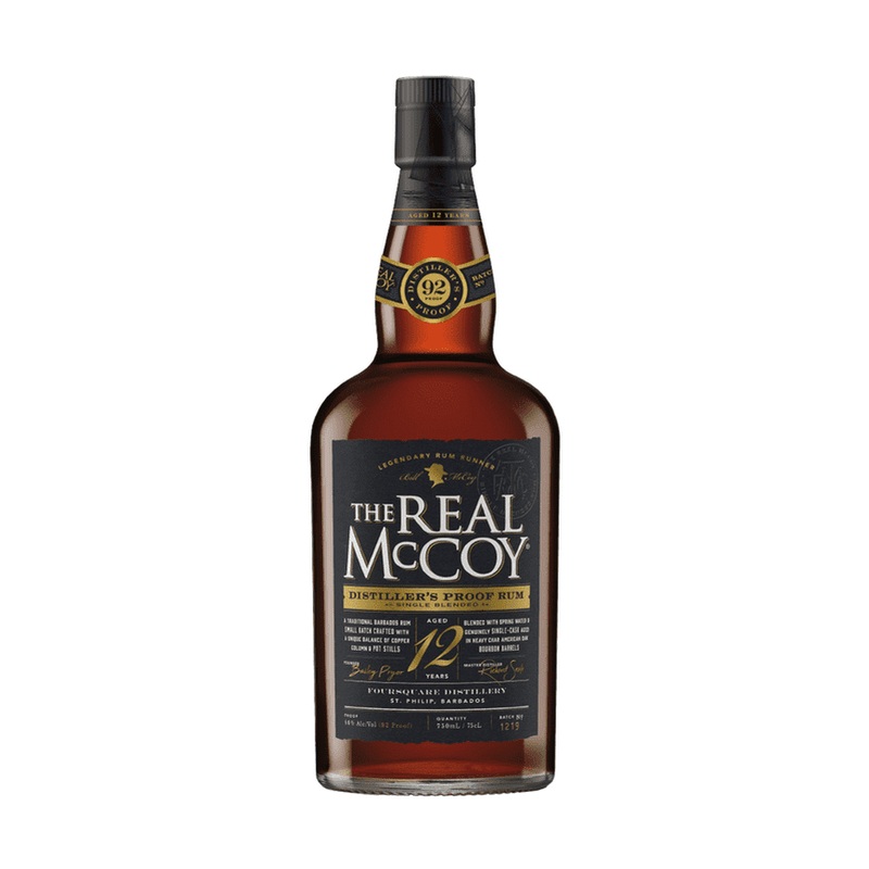 The Real McCoy 12 Year Old Distiller’s Proof Single Blended Rum