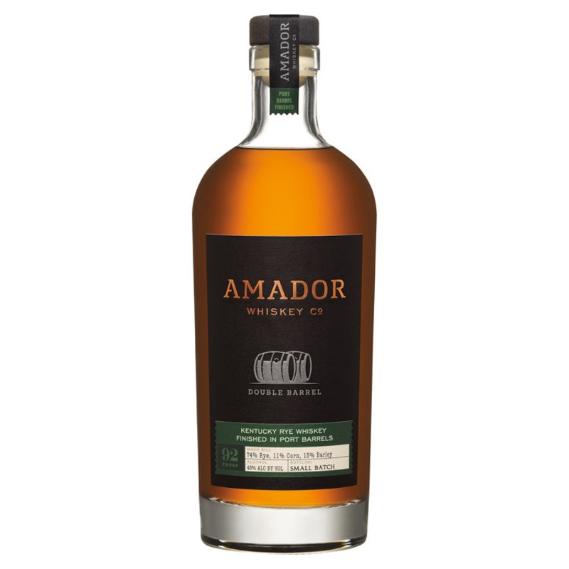 Amador Whiskey Co. Rye Whiskey Double Barrel Port Barrel Finished 92 750Ml