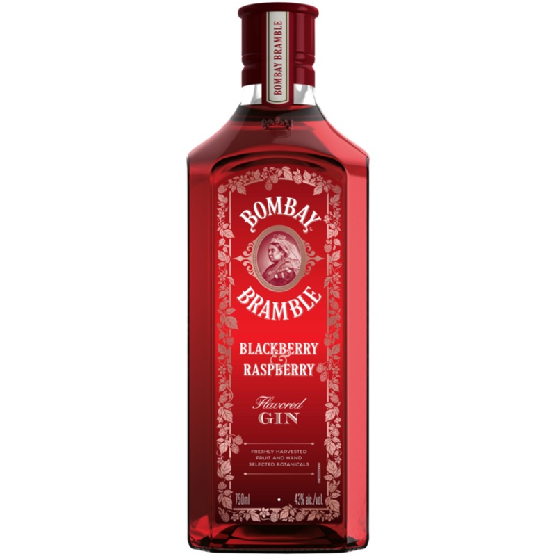 BOMBAY BRAMBLE BLACKBERRY & RASPBERRY FLAVORED GIN 86 750ML