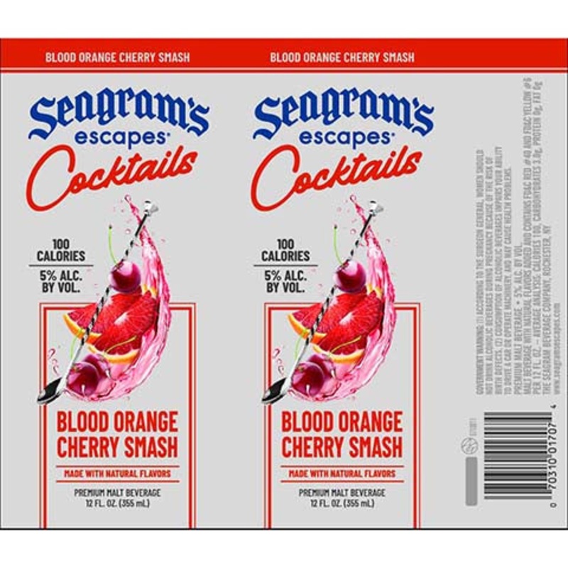 Seagrams Cocktails Blood Orange Cherry Smash