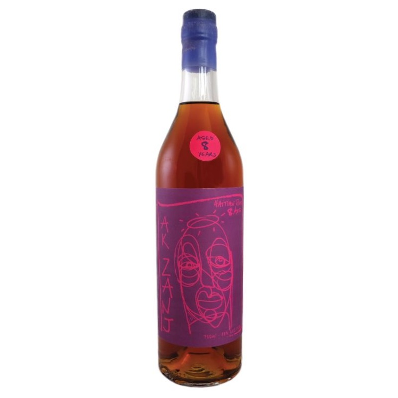 AK Zanj 8 Year Old Haitian Dark Rum – 750ml