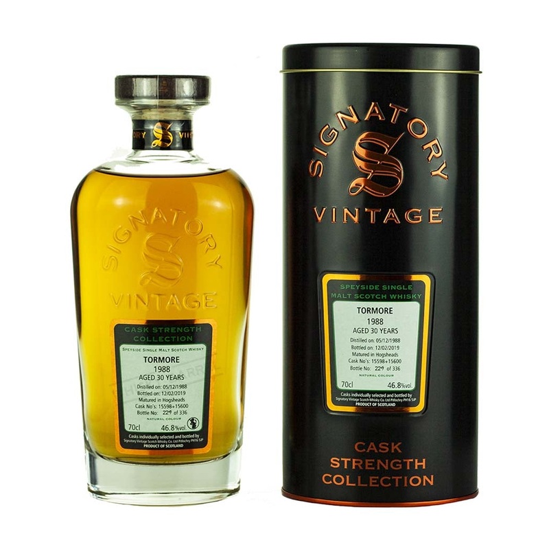 Tormore 30 Year Old 1988 Signatory Cask Strength