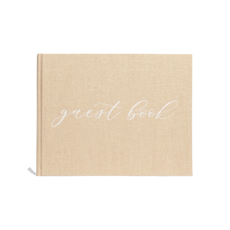 Wedding Linen Guest Book