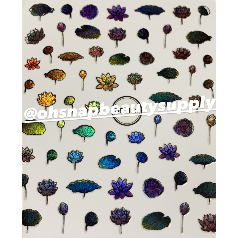 *** Flower (Lotus) 1158 Sticker