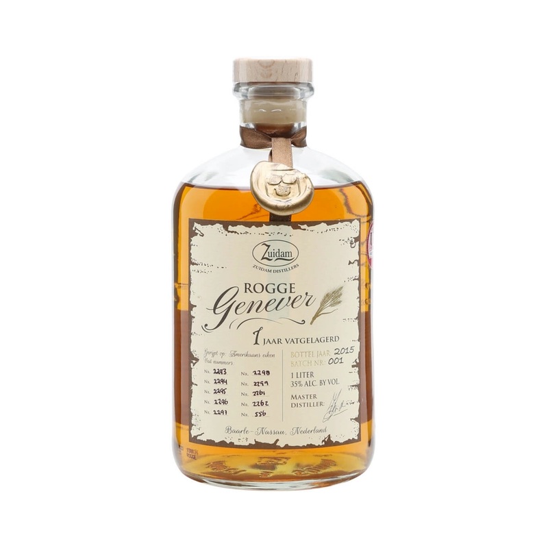 Zuidam Genever Rye 1 Yo 1L (case of 6)