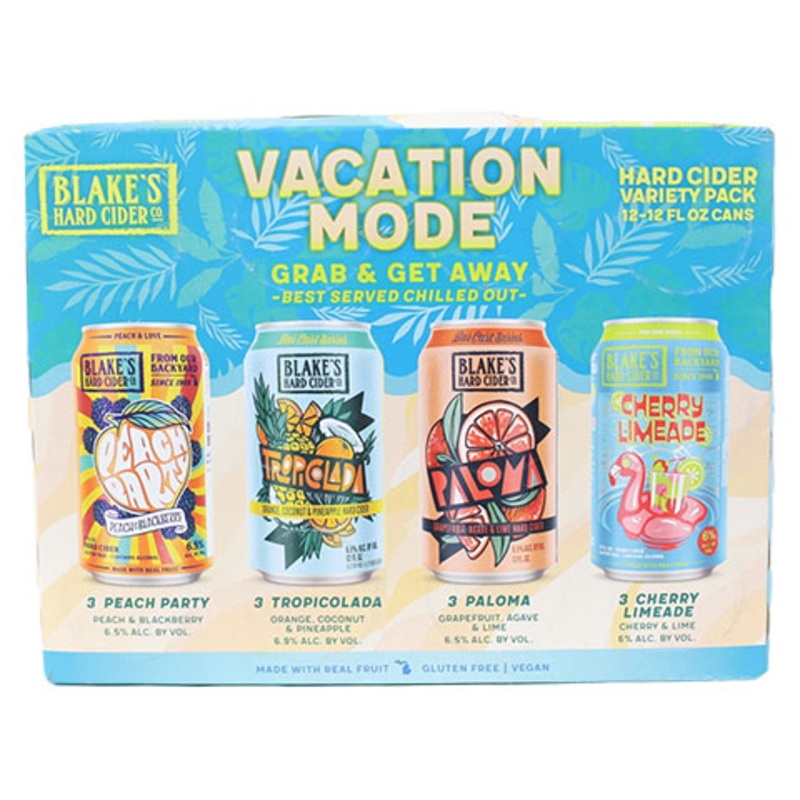Blake’s Vacation Mode Hard Cider Mixed 12-Pack