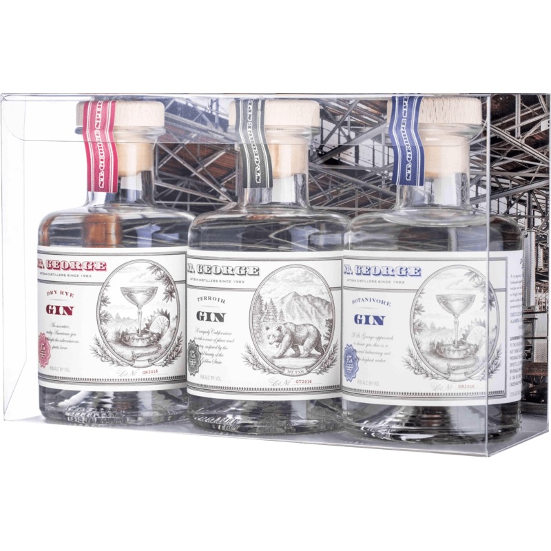 St. George Spirits Combo – Triple Pack Gin (600mL)