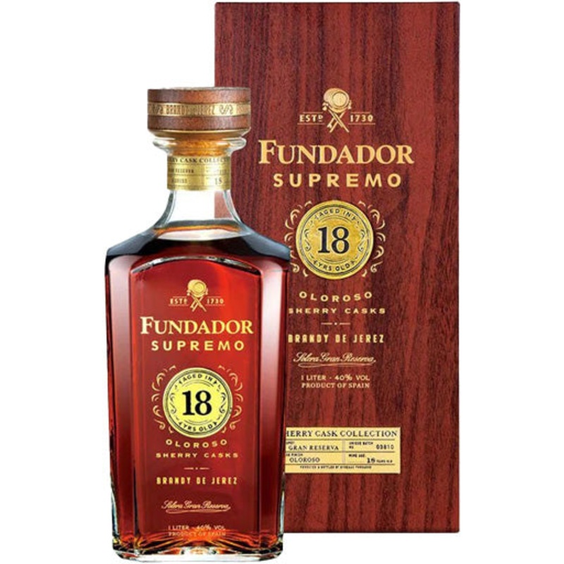 Fundador Supremo Brandy 18 Year Old 1L