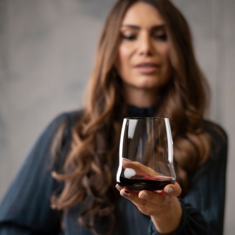 Riedel | Stemless Wings – Cabernet Sauvignon | 675 ml | Clear | Crystal | Set of 2