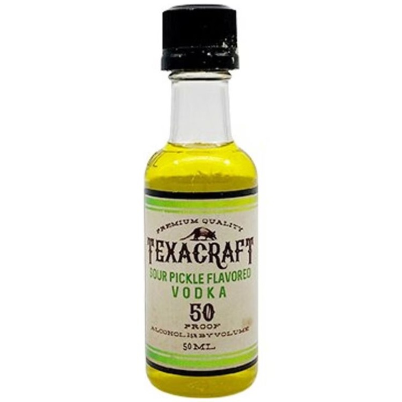 Texas Craft Sour Pickle Vodka – 50ml x 12 (Mini Shot )