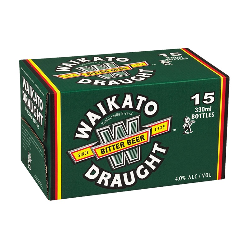Waikato Draught 15pk Bottles