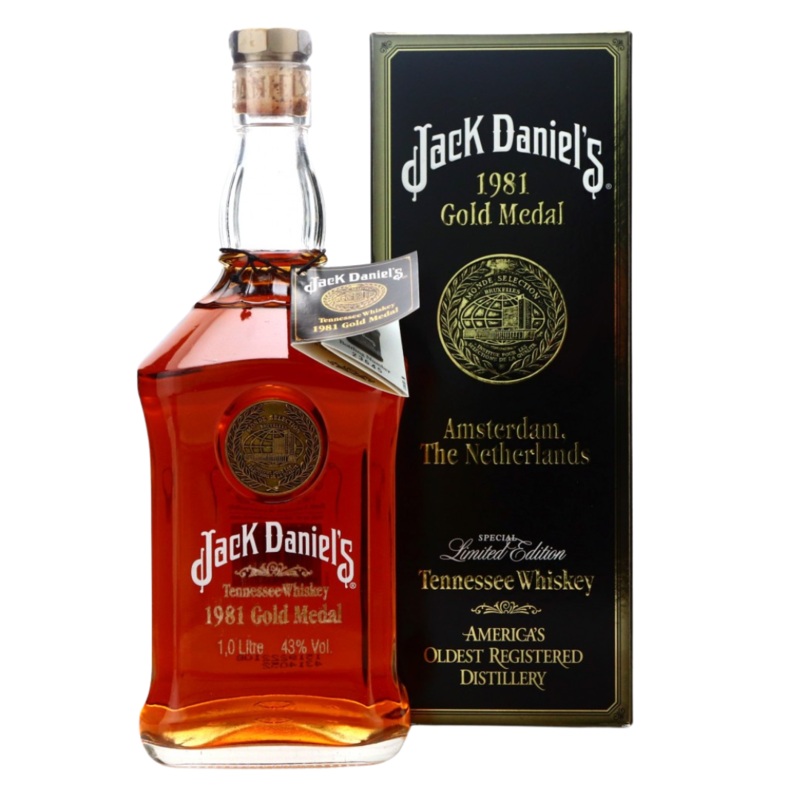 1981 Jack Daniel’s Gold Medal Series Tennessee Whiskey 1Lt