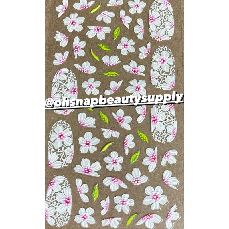 ** PINK FLOWER 5D K043 Sticker