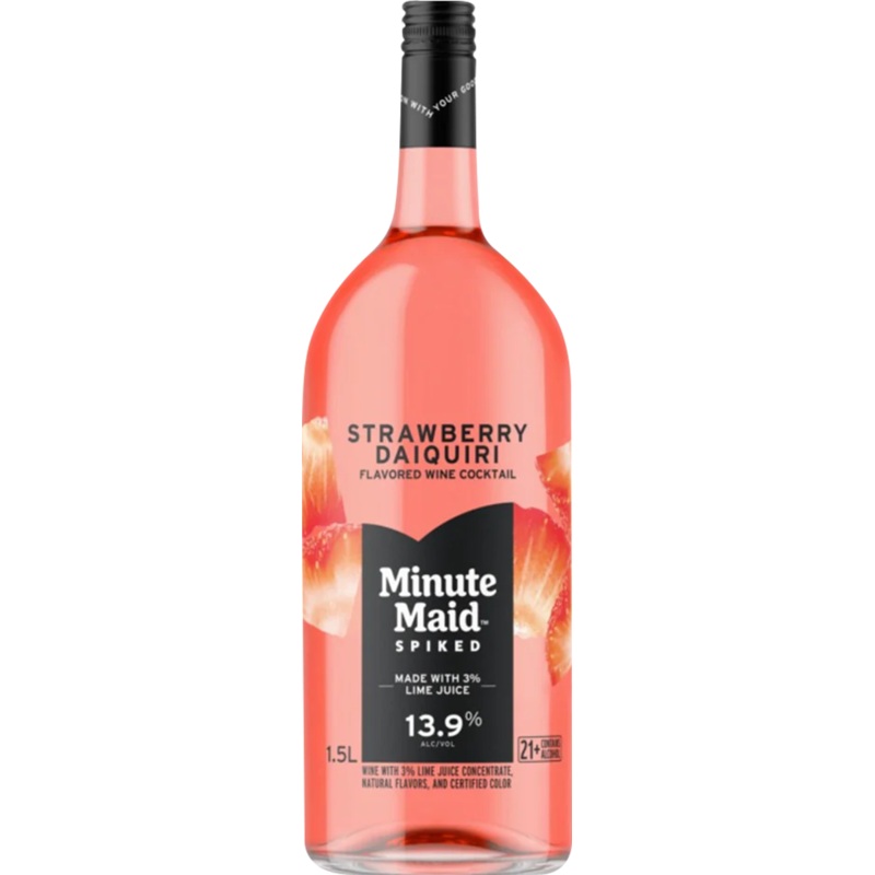 Minute Maid Spiked Strawberry Daiquiri Flavored Wine Cocktail (1.5L)
