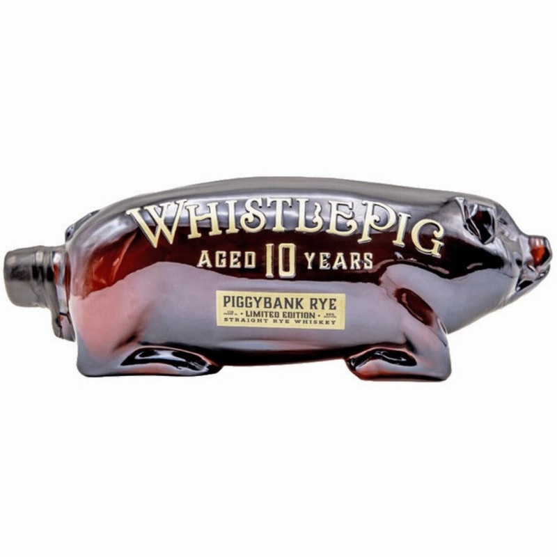 Whistle Pig Piggy Bank 10yrs Rye One Liter