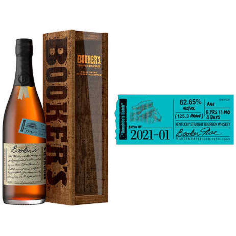 2021 Booker’s Batch 2021-01 Donohoe’s Batch Kentucky Straight Bourbon Whiskey 750ml