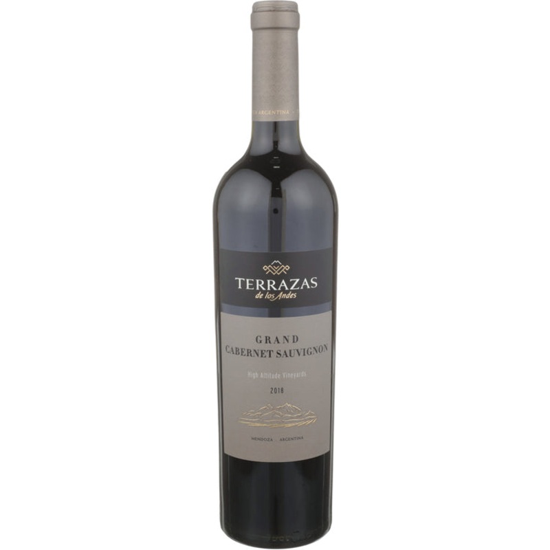 TERRAZAS DE LOS ANDES GRAND CABERNET SAUVIGNON HIGH ALTITUDE VINEYARDS MENDOZA 2018 750ML